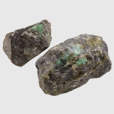 (A Grade) Rough Emerald x 2 (298g) - Image 3