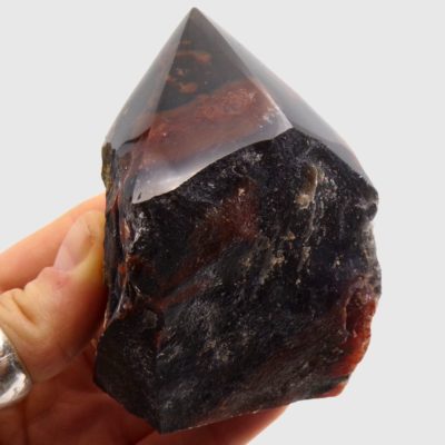 Blue Jasper Cut Base Point (80mm x 50mm) - Image 4