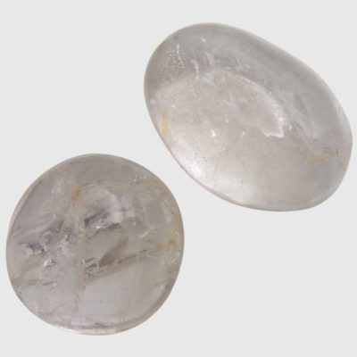 Wholesale Clear Quartz Palmstones x 2