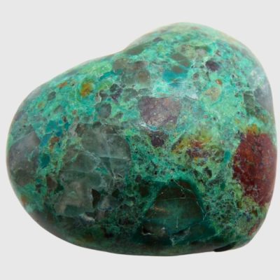 Chrysocolla Heart (70mm x 55mm) - Image 3