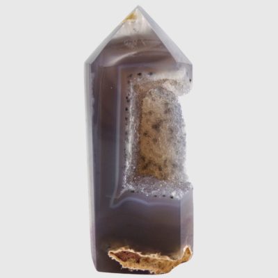 Wholesale Agate Geode Part-Polished Point