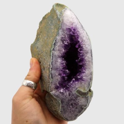 Druzy Uruguayan Amethyst Geode (986g) - Image 4