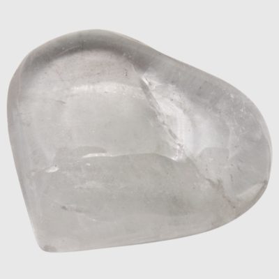 Clear Quartz Heart (65mm x 55mm) - Image 3