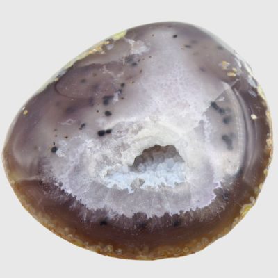 Natural Agate Polished Geode (130mm x 115mm) - Image 3