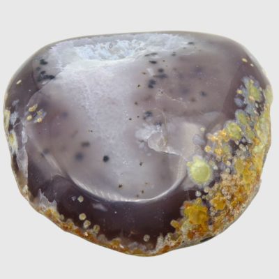 Natural Agate Polished Geode (130mm x 115mm) - Image 2