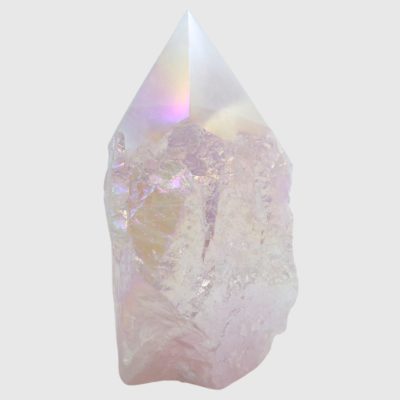 Aura Rose Quartz Cut Base Point (110mm) - Image 2
