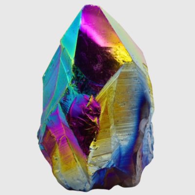 Titanium Aura Amethyst Cut Base Point (85mm x 70mm) - Image 2