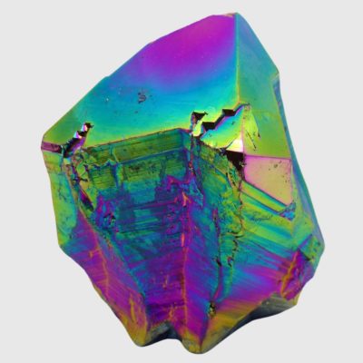 Wholesale Titanium Aura Amethyst Cut Base Point