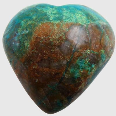 Chrysocolla Heart (42mm x 40mm) - Image 2