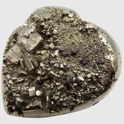 Peruvian Pyrite Heart (65mm x 65mm) - Image 2