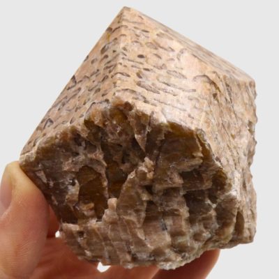 Peach Moonstone Cut Base Point (75mm x 80mm) - Image 4