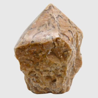 Peach Moonstone Cut Base Point (75mm x 80mm) - Image 3
