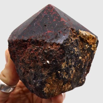 Black Tourmaline Cut Base Point (75mm) - Image 4