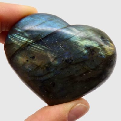Labradorite Heart (50mm x 65mm) - Image 3