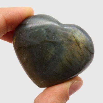 Labradorite Heart (52mm x 60mm) - Image 3
