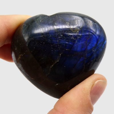 Labradorite Heart (45mm x 55mm) - Image 3