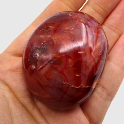 Carnelian Palmstone (55mm x 50mm) - Image 3