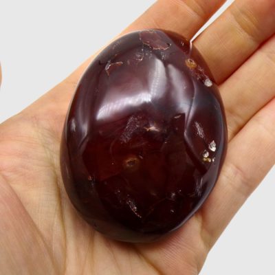 Carnelian Palmstone (66mm x 50mm) - Image 3