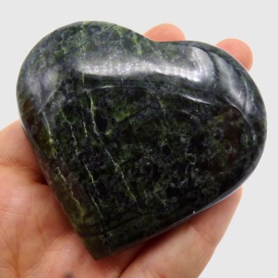 Jungle Jade Heart (70mm x 68mm) - Image 3