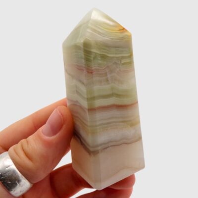 Green Onyx Obelisk (80mm x 30mm) - Image 3