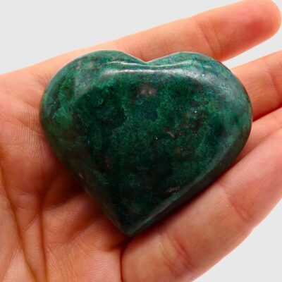 Chrysocolla Heart (55mm x 46mm) - Image 3