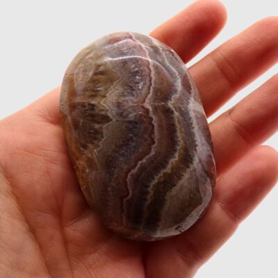 Amethyst Jasper Palmstone (65mm x 45mm) - Image 3