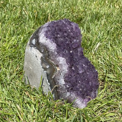 Uruguayan Amethyst Polished Druze Formation (575g) - Image 2