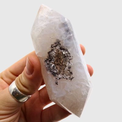 Natural Agate Double Terminated Wand (100mm) - Image 4