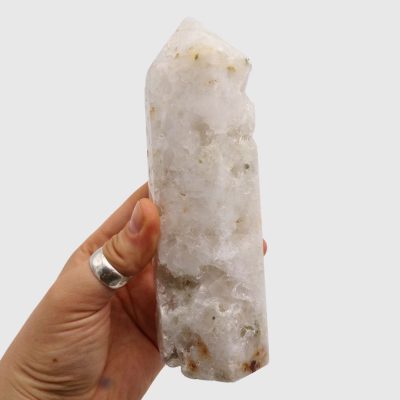 Brazillian Quartz Cluster Part-Polished Point (170mm) - Image 4
