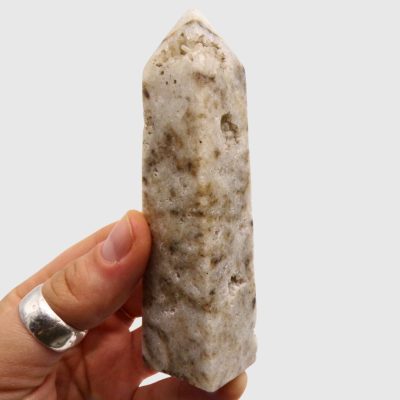 Zebra Agate Druzy Obelisk (108mm) - Image 4