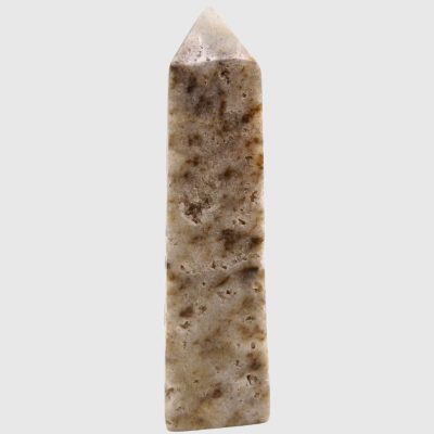 Zebra Agate Druzy Obelisk (108mm) - Image 3