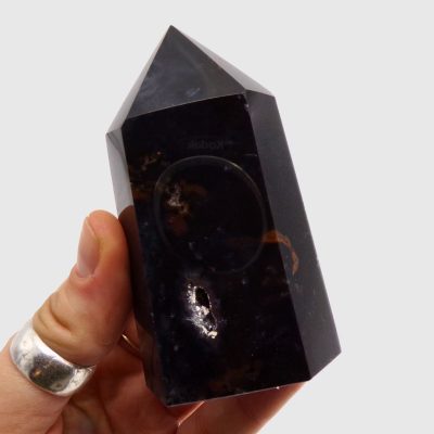 Blue Jasper Polished Point (90mm x 50mm) - Image 4