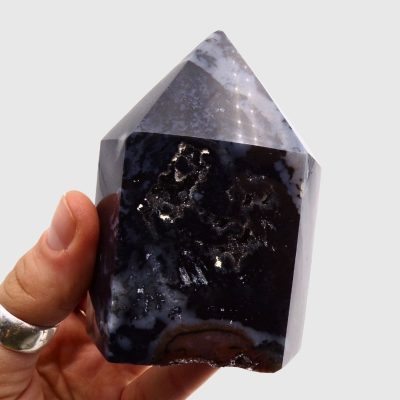 Blue Jasper Polished Point (90mm x 62mm) - Image 4
