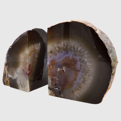 Dyed Brown Agate Bookends (95mm x 155mm) - Image 3