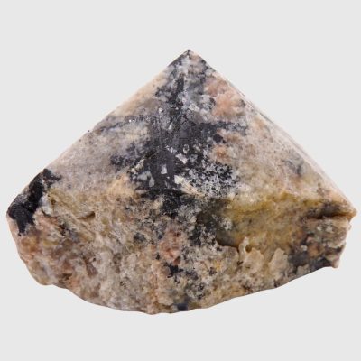 Peach Moonstone With Black Tourmaline Cut Base Point (50mm x 80mm) - Image 2