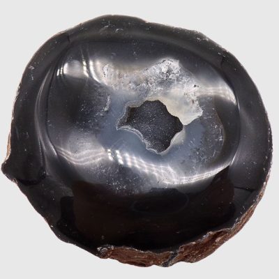 Natural Agate Polished Geode (105mm x 90mm) - Image 2