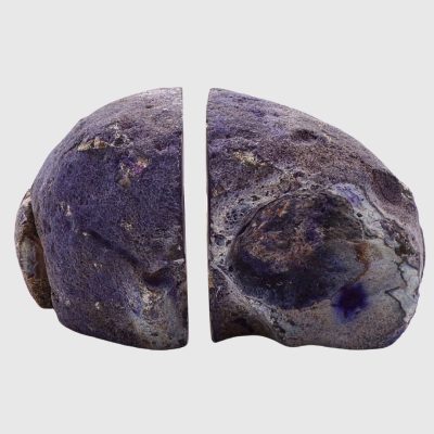 Purple Agate Bookends (115mm x 190mm) - Image 4
