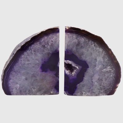 Wholesale Purple Agate Bookends