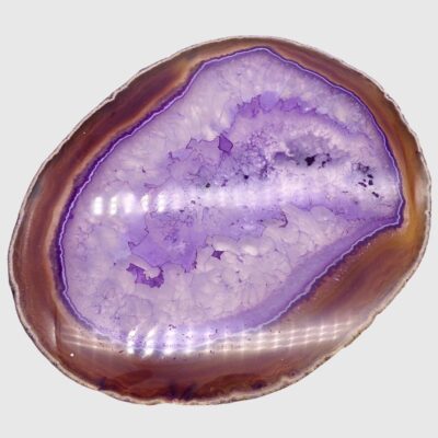 Purple Agate Slice (145mm x 125mm) - Image 2