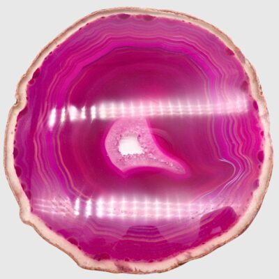 Pink Agate Slice (150mm x 140mm) - Image 2