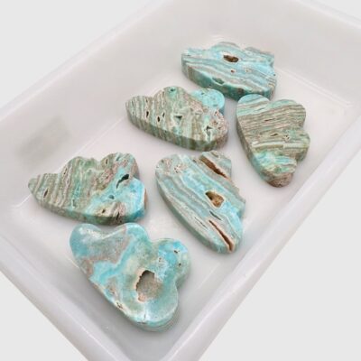 Blue Aragonite Cloud Carvings Tray Deal (1.10KG) 25% OFF!!! - Image 2