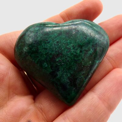 Chrysocolla Heart (50mm x 48mm) - Image 3