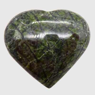 Jungle Jade Heart (95mm x 65mm) - Image 2