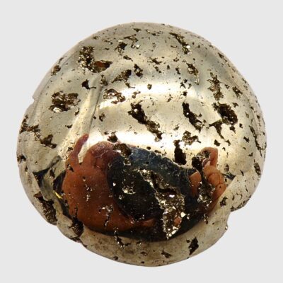 Peruvian Pyrite Palmstone (58mm x 56mm) - Image 2