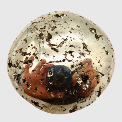 Peruvian Pyrite Palmstone (55mm x 55mm) - Image 2