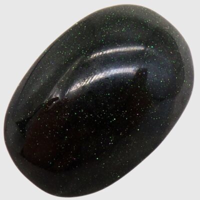 Green Goldstone Palmstone (65mm x 45mm) - Image 2