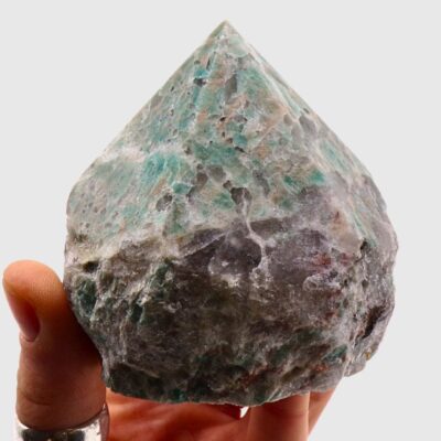 Amazonite Cut Base Point (70mm) - Image 3