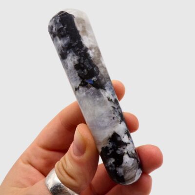 Rainbow Moonstone Massage Wand (100mm) - Image 2