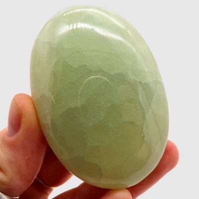 Pistachio Calcite Palmstone (75mm x 55mm) - Image 3