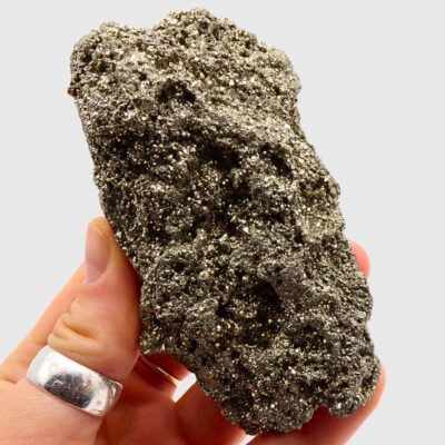 Druzy Pyrite Cluster (415g) - Image 3